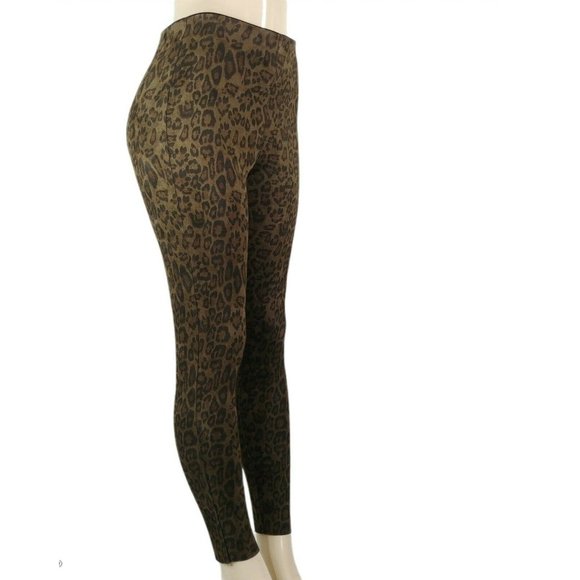 Zara Women's Animal Print Leggings High Rise Size S - Picture 1 of 12